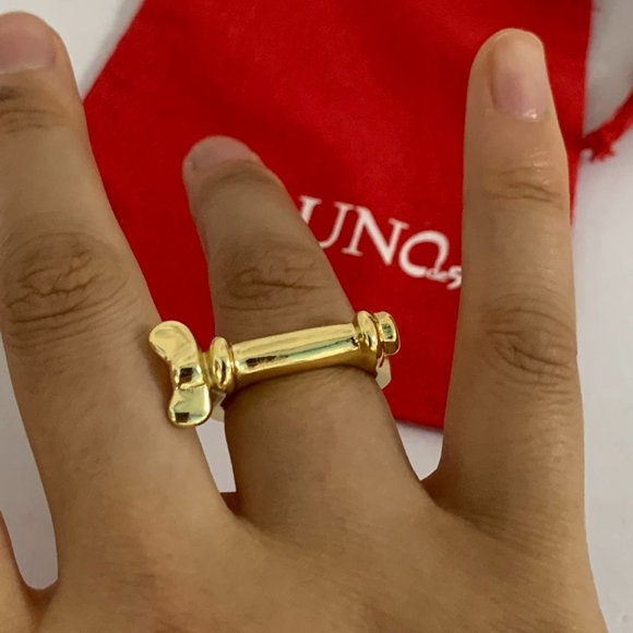 UNO de 50 Collection Metamorphosis Reward Ring Gold - Picture 8 of 9